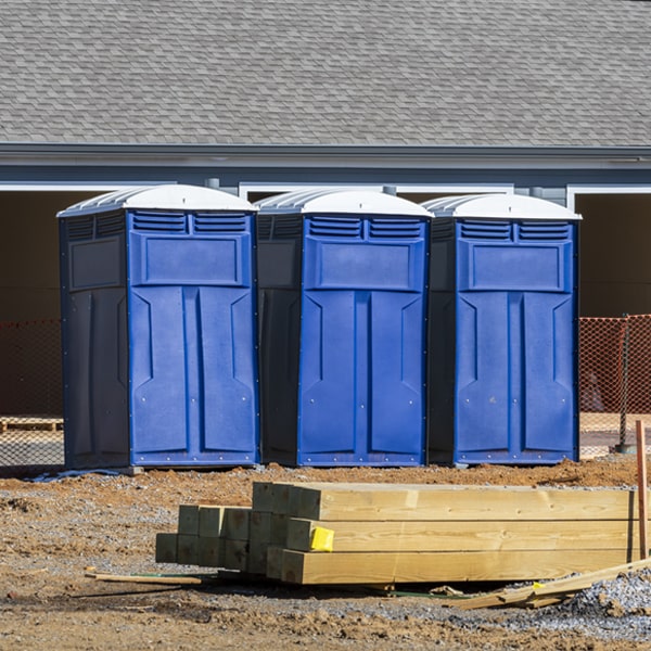 are there any additional fees associated with portable toilet delivery and pickup in Whitethorn CA